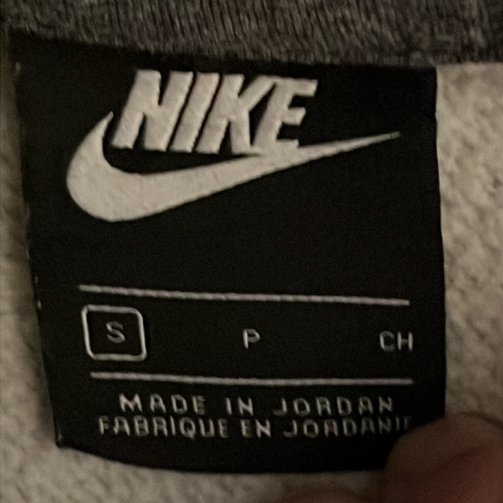 Nike Men's Charcoal Fleece Hoodie - Picture 7 of 8